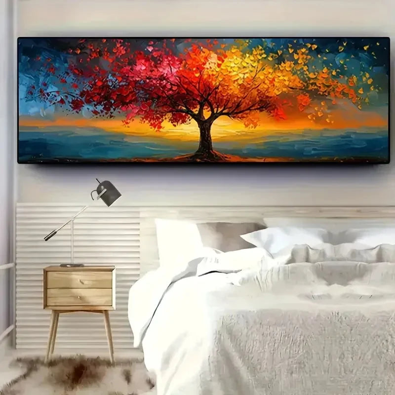 Tree of Life Canvas Poster Abstract Wall Art