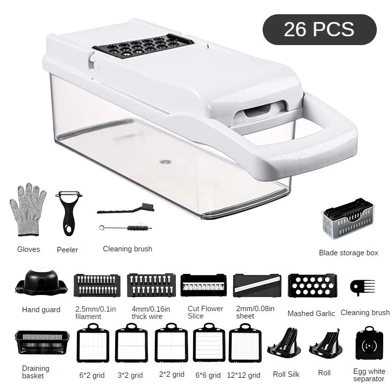 Multifunctional vegetable slicer