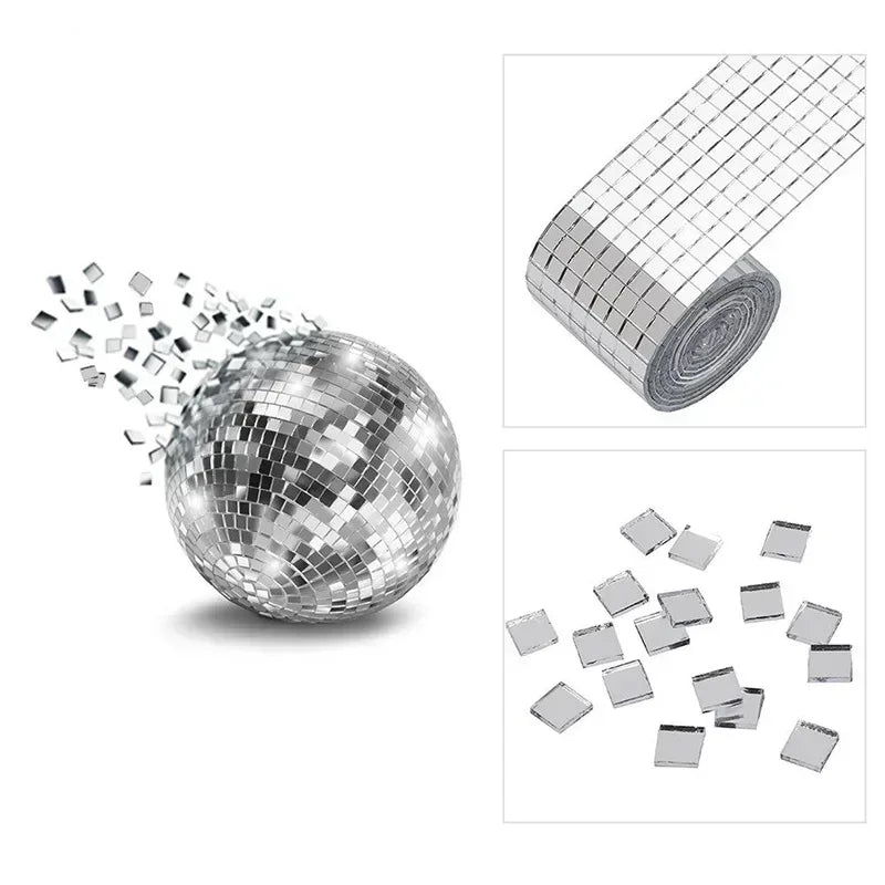 Sequin Mosaic Tile Wall Sticker Self-Adhesive