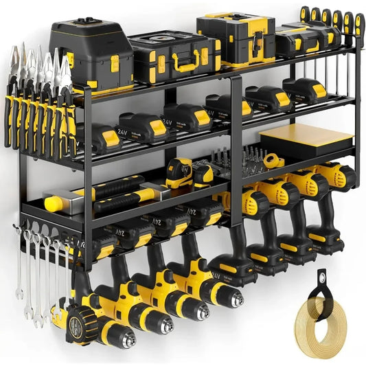 Organizer Wall Mount, Extended Heavy Duty Drill Holder