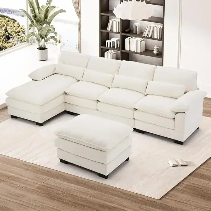 U Shape Sectional Sofa Cloud Couch