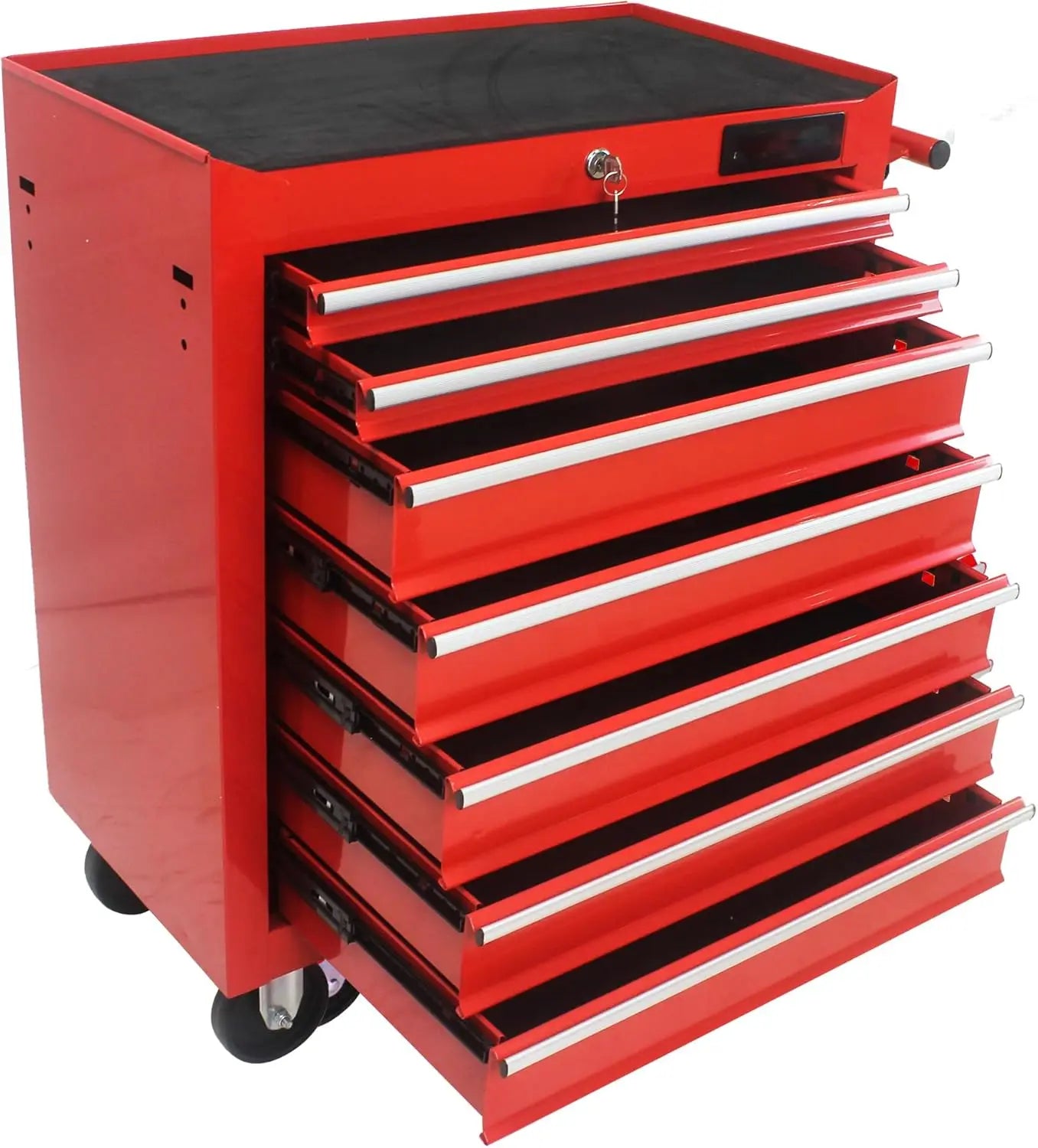 7 Drawer Tool Box with Wheels, Heavy Duty