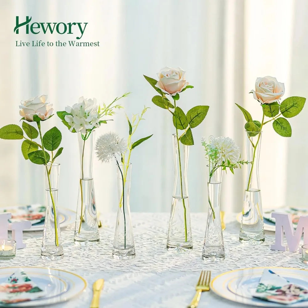 Glass Bud Vases for Centerpieces