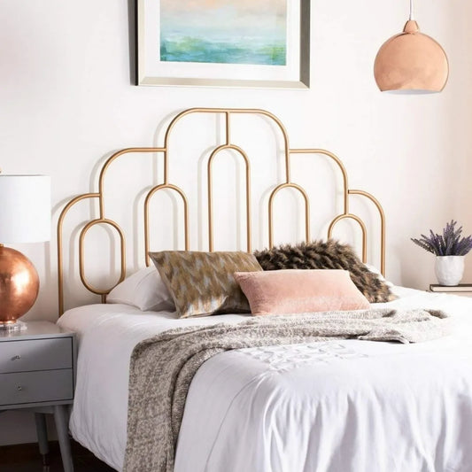 Retro Gold Headboard, Queen