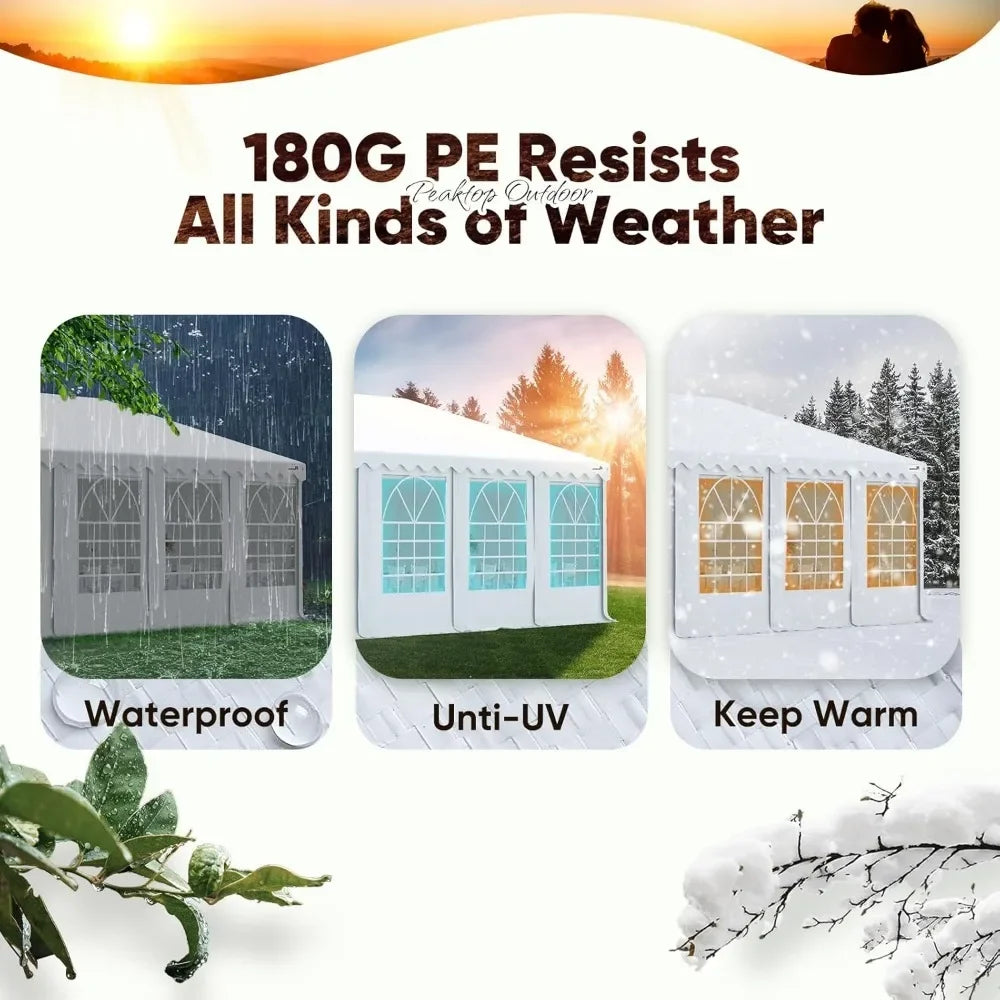 Party Tent Heavy Duty Wedding Tent Outdoor Gazebo