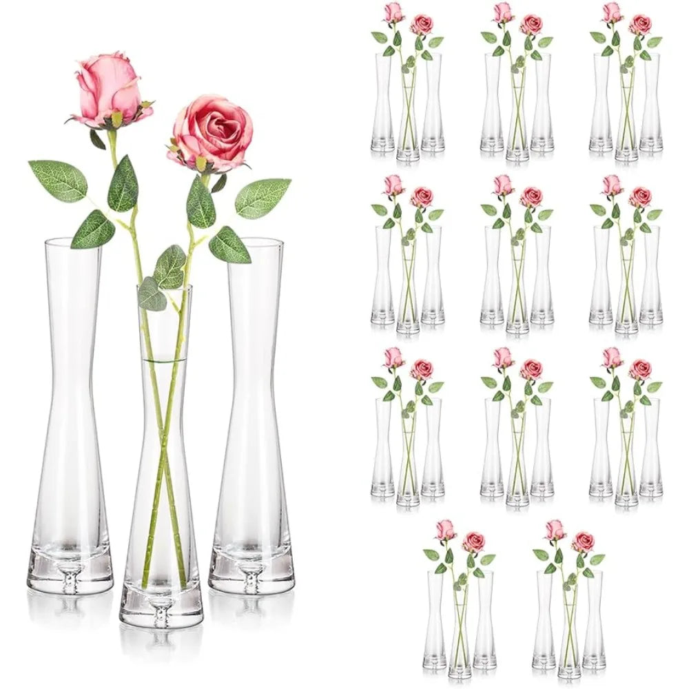 Glass Bud Vases for Centerpieces