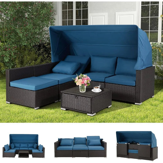 Outdoor Segmented Sofa Set