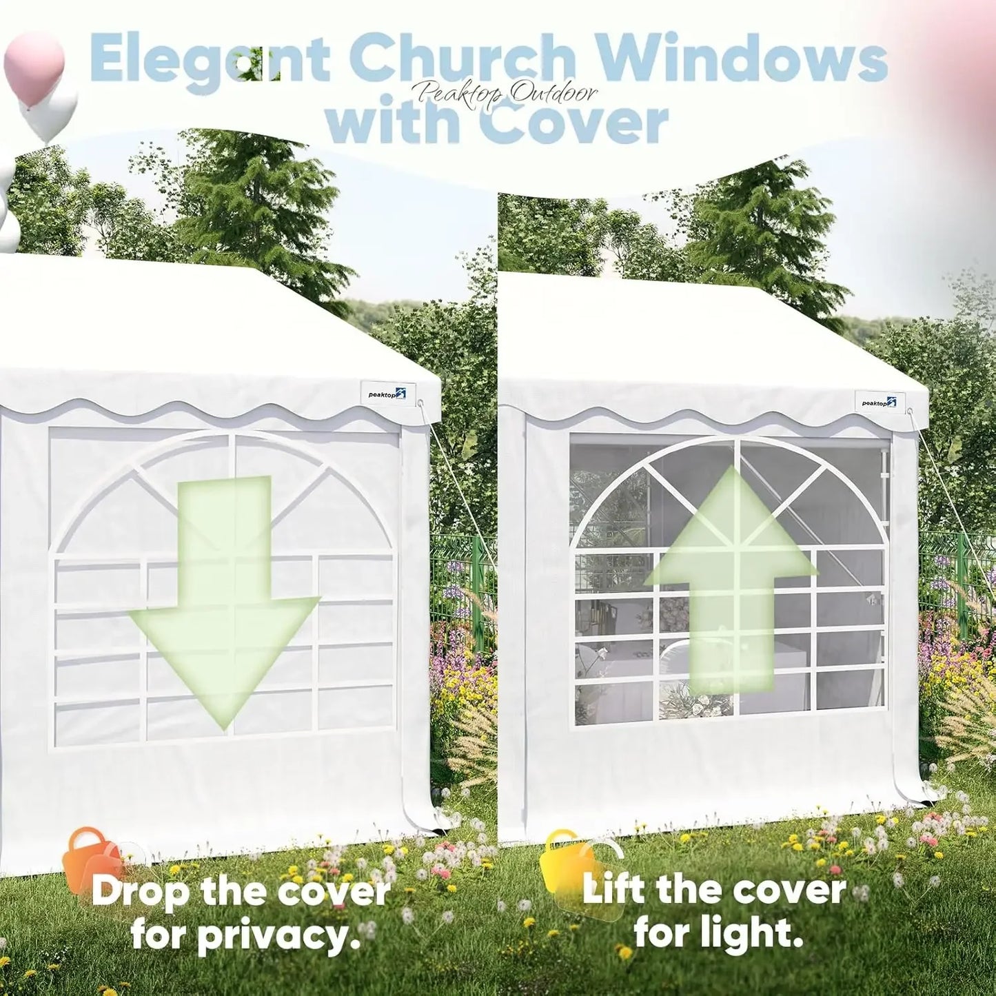 Party Tent Heavy Duty Wedding Tent Outdoor Gazebo