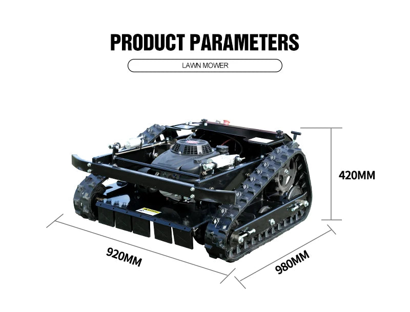 Remote Control Robot Lawn Mower Multi Purpose