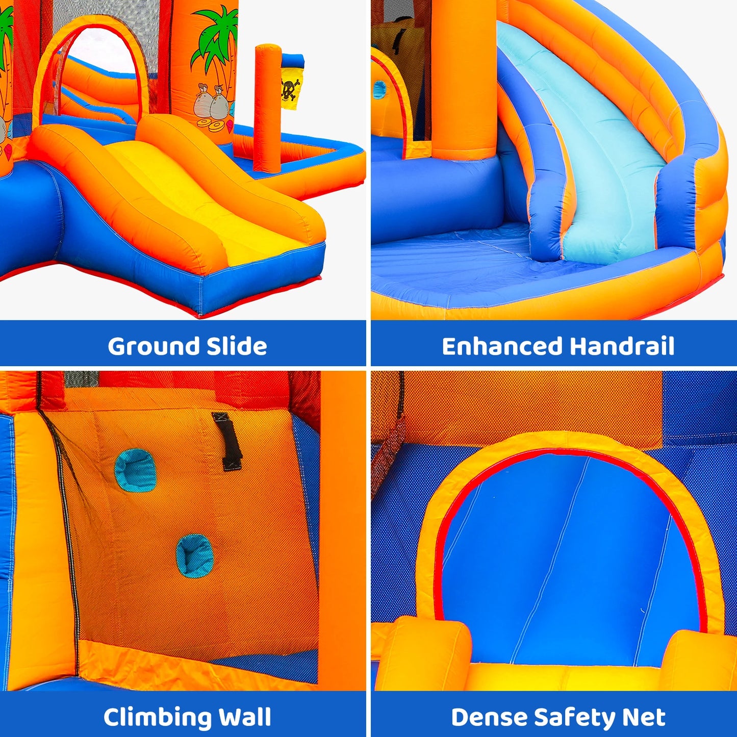 Kids Inflatable Bounce House w/450W Blower