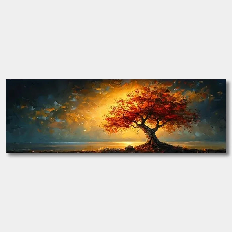 Tree of Life Canvas Poster Abstract Wall Art