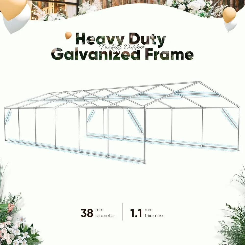 Party Tent Heavy Duty Wedding Tent Outdoor Gazebo