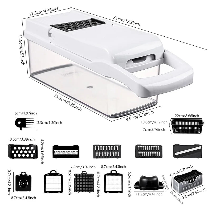 Multifunctional vegetable slicer