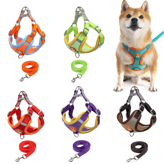 Reflective Dog Harness Chest Strap Vest