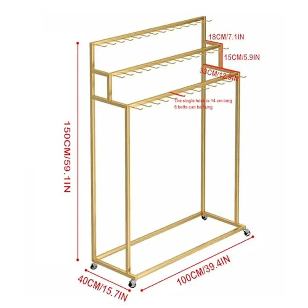 Belt Tie Wallet Scarf Bag Display Organizer Rack