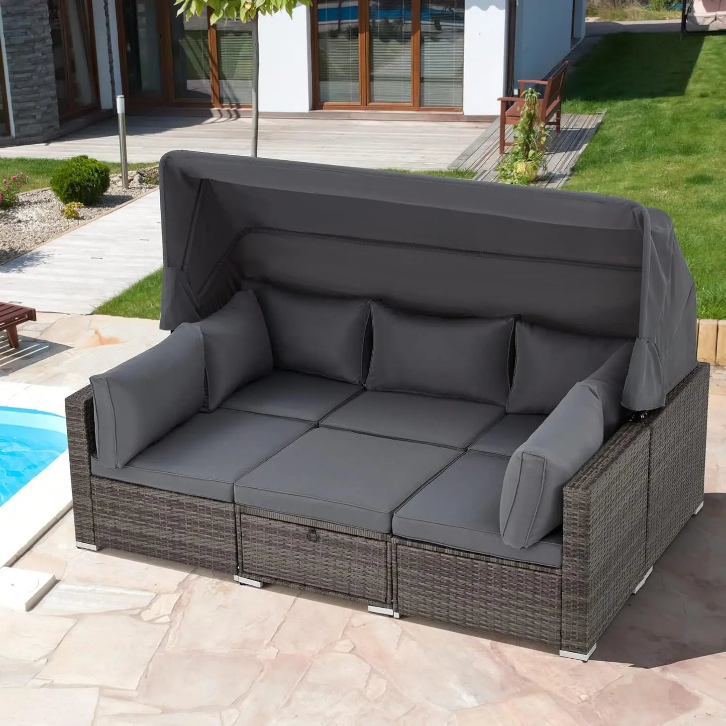 Outdoor Segmented Sofa Set